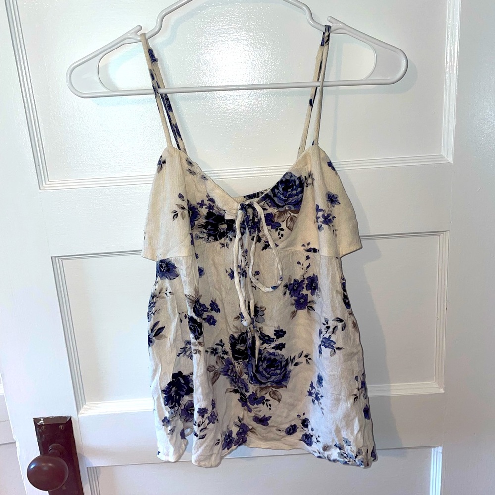 Floral Cut-Out Top